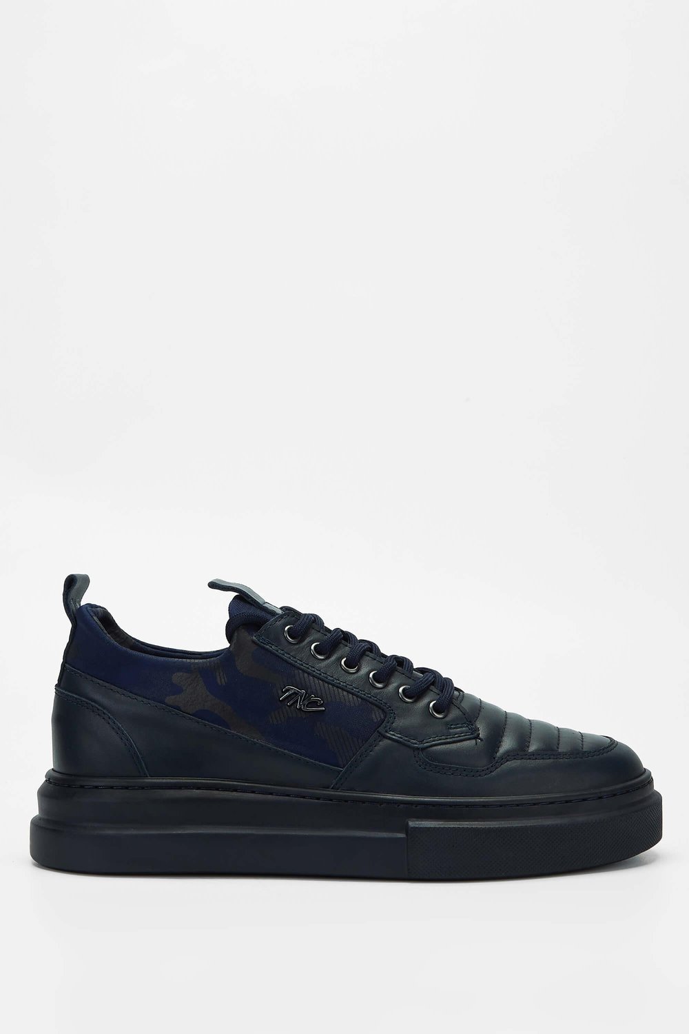 Tamer Tanca Erkek Hakiki Deri Lacivert Sneakers & Spor Ayakkabı