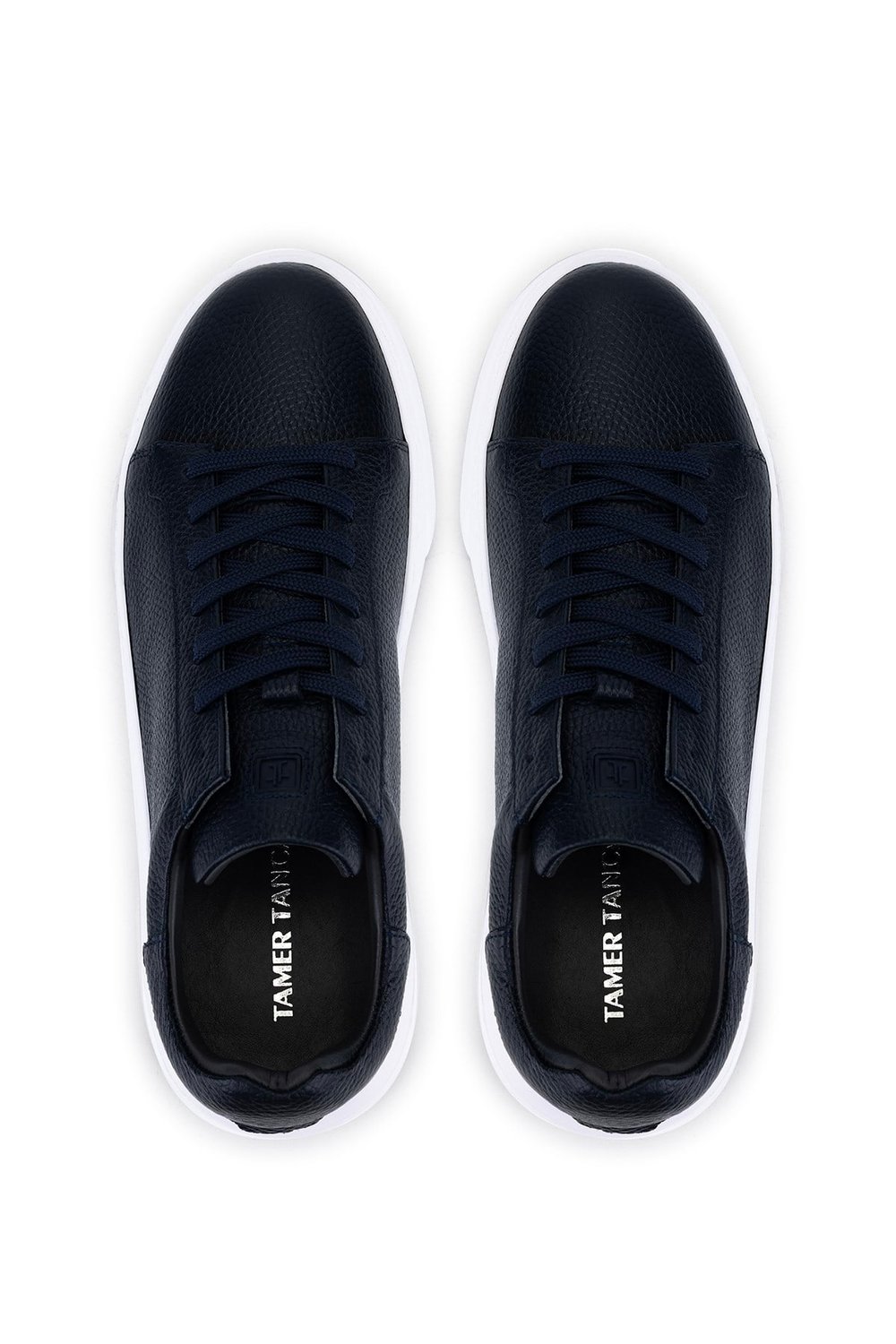 Tamer Tanca Erkek Hakiki Deri Lacivert Sneakers & Spor Ayakkabı