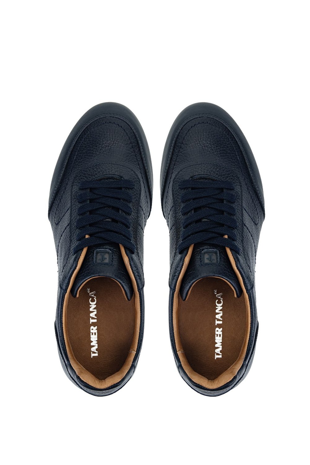 Tamer Tanca Erkek Hakiki Deri Lacivert Sneakers & Spor Ayakkabı