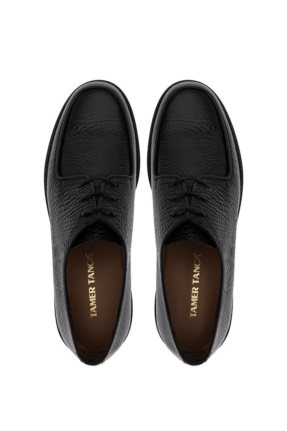 Tamer Tanca Erkek Hakiki Deri Siyah Klasik Ayakkabı