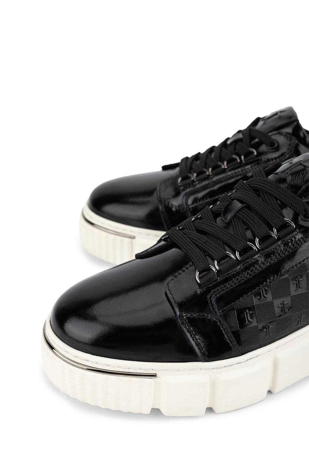 Tamer Tanca Erkek Hakiki Deri Siyah Rugan Sneakers & Spor Ayakkabı