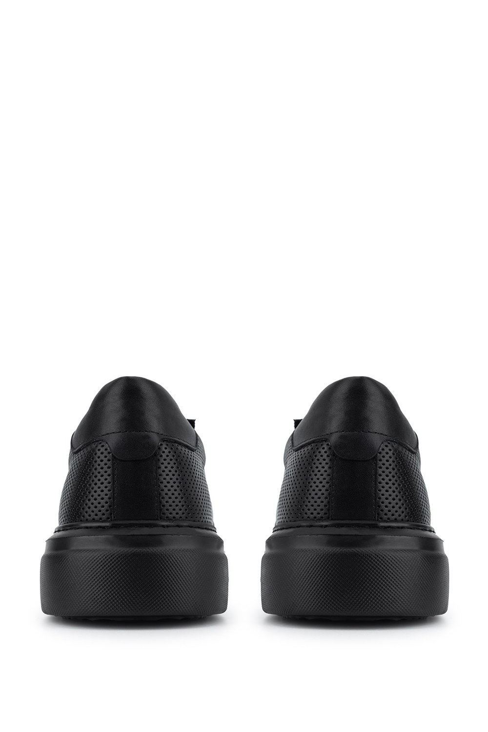 Tamer Tanca Erkek Hakiki Deri Siyah Sneakers & Spor Ayakkabı