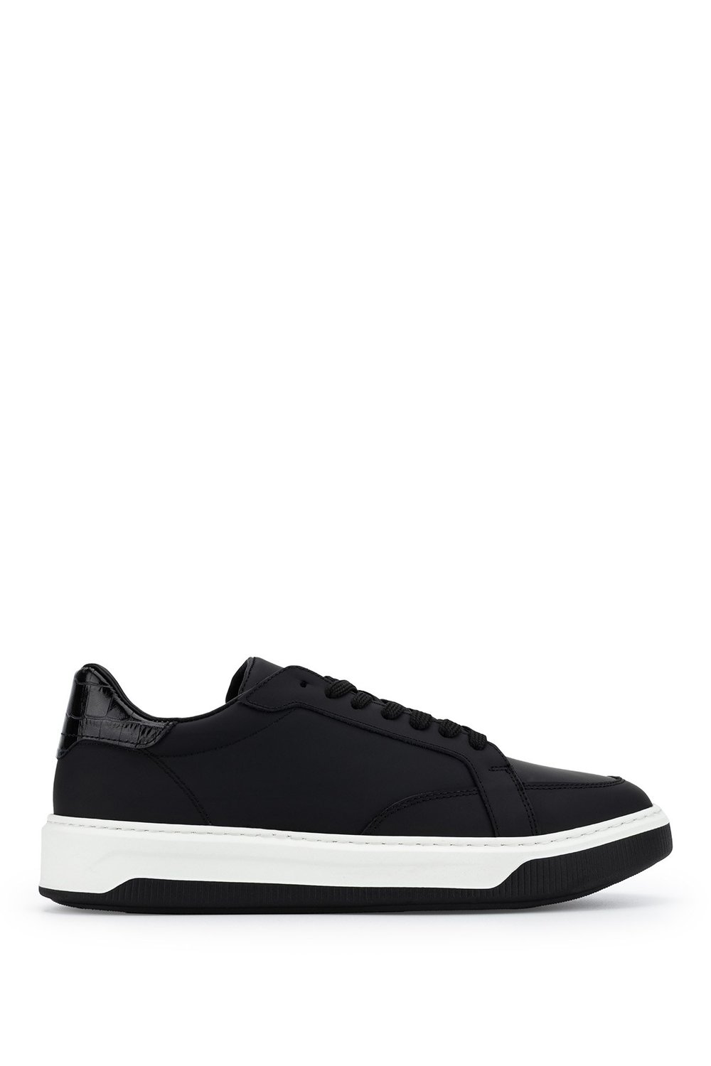 Tamer Tanca Erkek Hakiki Deri Siyah Sneakers & Spor Ayakkabı