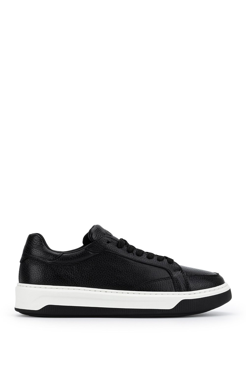 Tamer Tanca Erkek Hakiki Deri Siyah Sneakers & Spor Ayakkabı