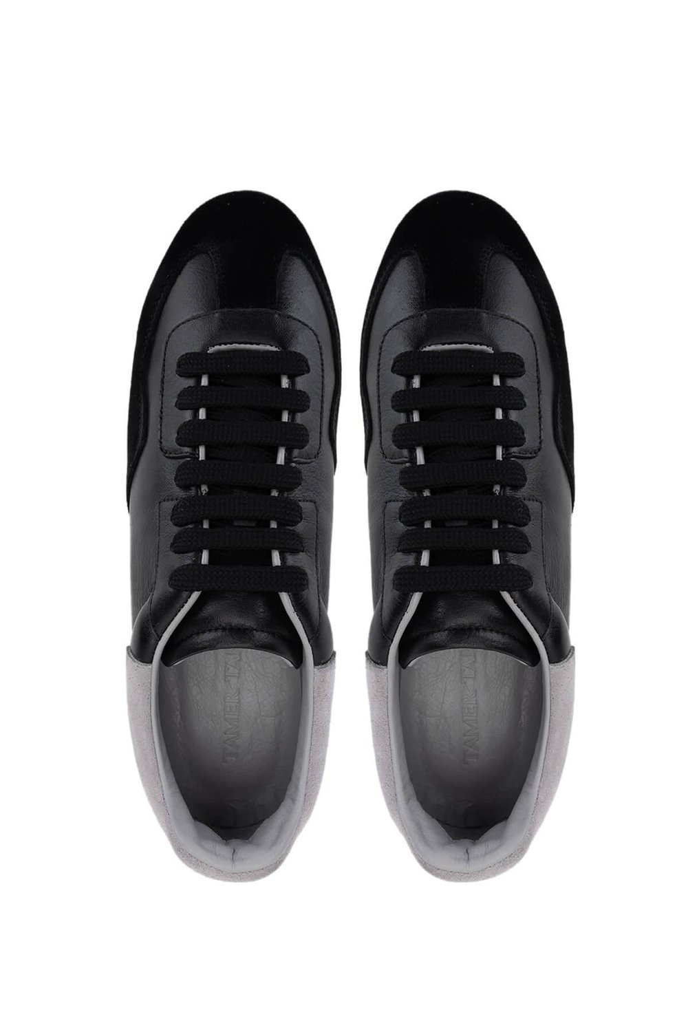 Tamer Tanca Erkek Hakiki Deri Siyah Sneakers & Spor Ayakkabı