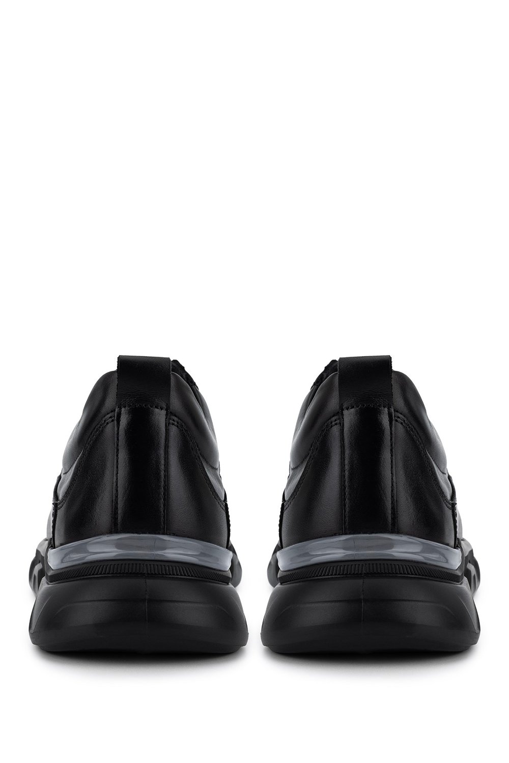 Tamer Tanca Erkek Hakiki Deri siyah Sneakers & Spor Ayakkabı