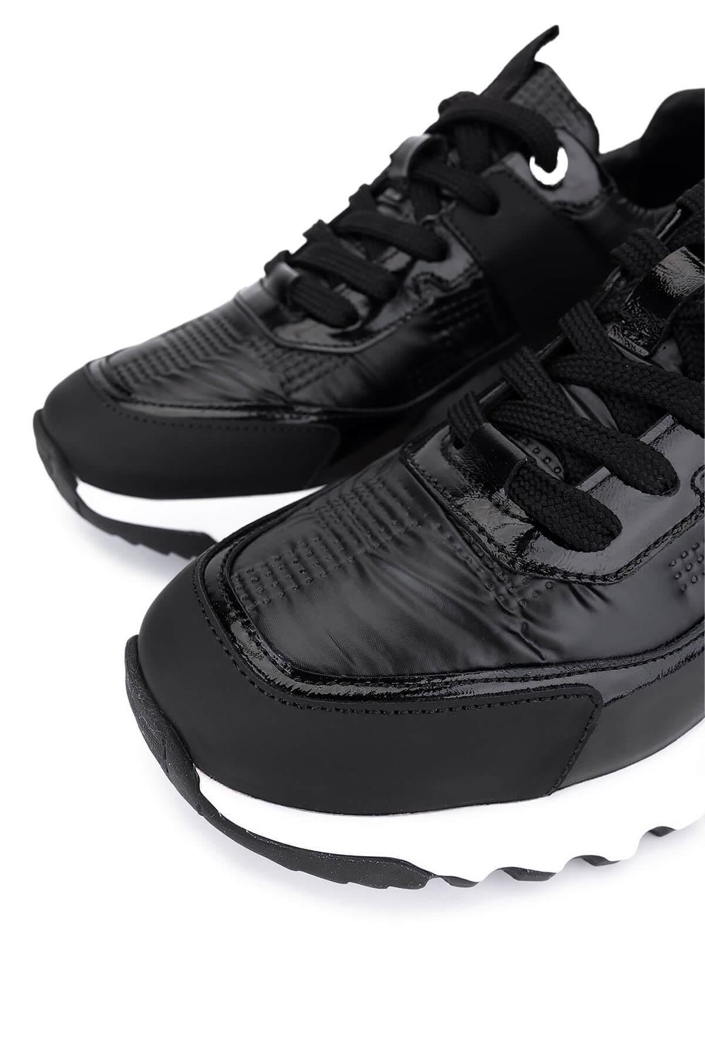 Tamer Tanca Erkek Hakiki Deri Siyah Sneakers & Spor Ayakkabı