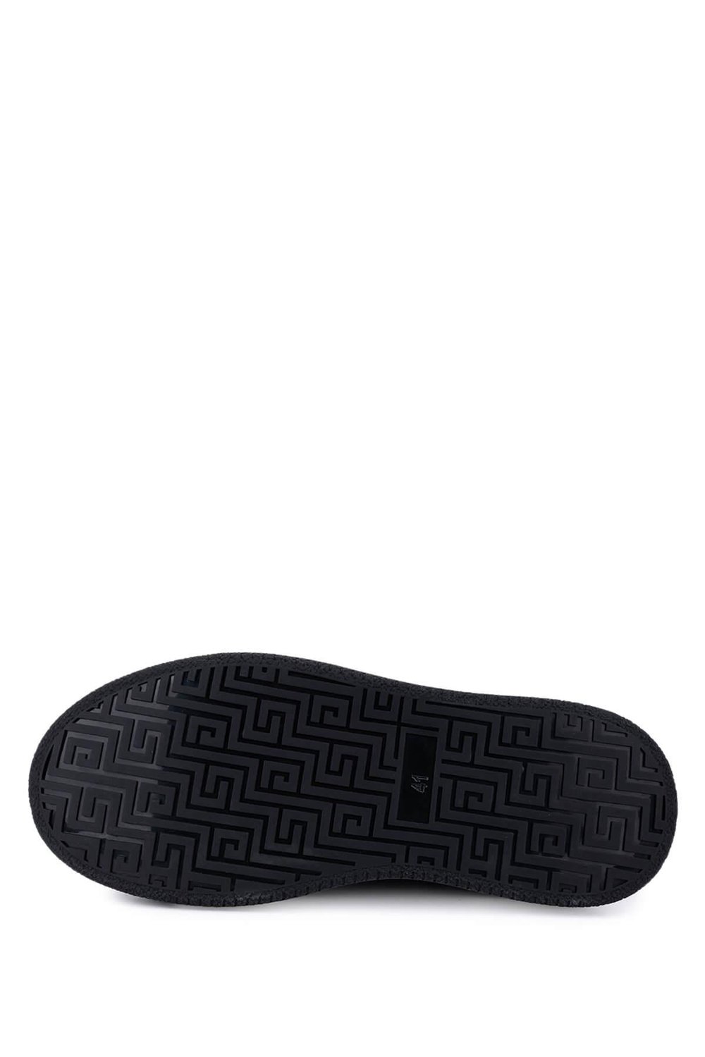 Tamer Tanca Erkek Hakiki Deri Siyah Sneakers & Spor Ayakkabı