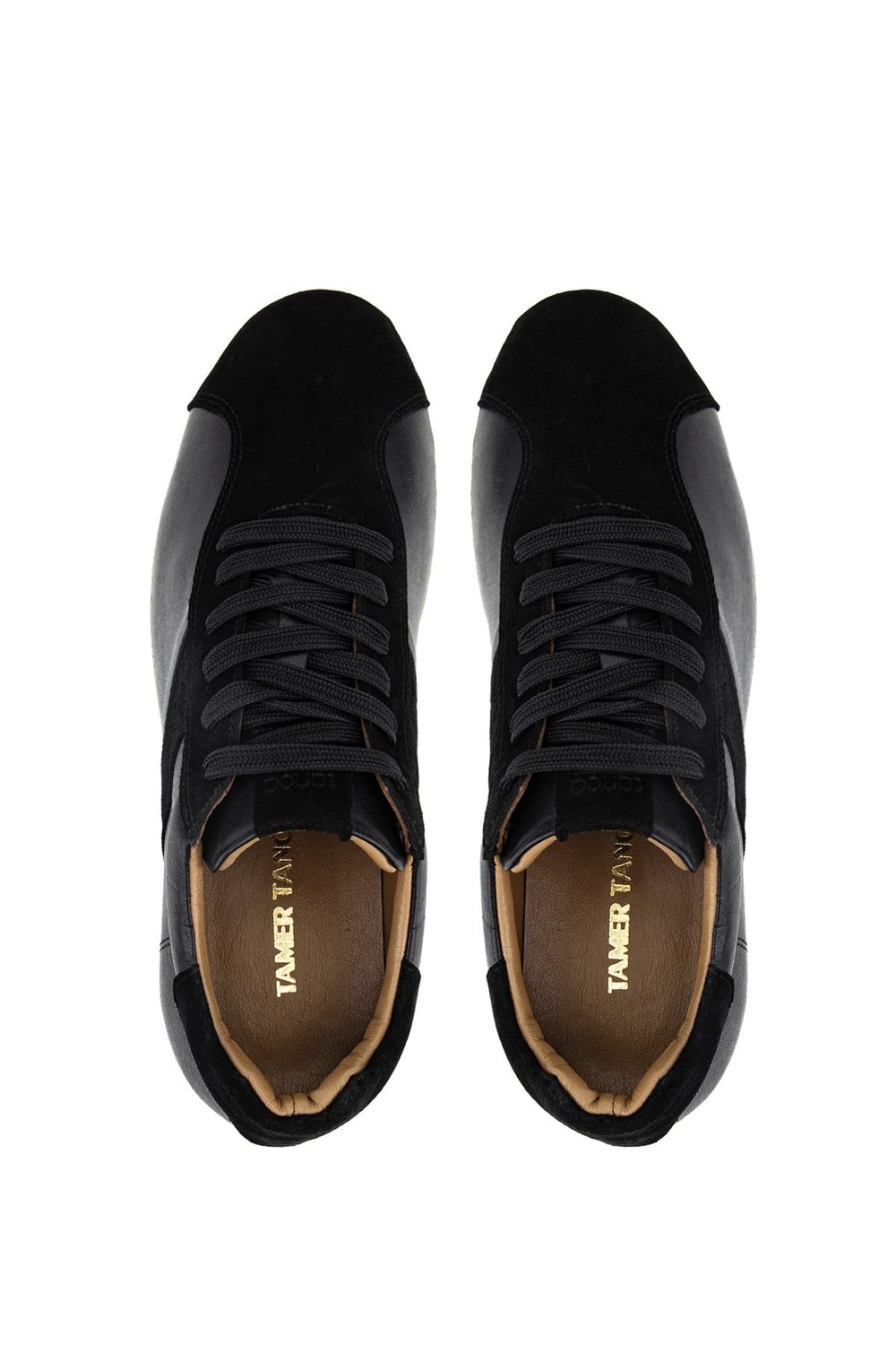 Tamer Tanca Erkek Hakiki Deri Siyah Sneakers & Spor Ayakkabı