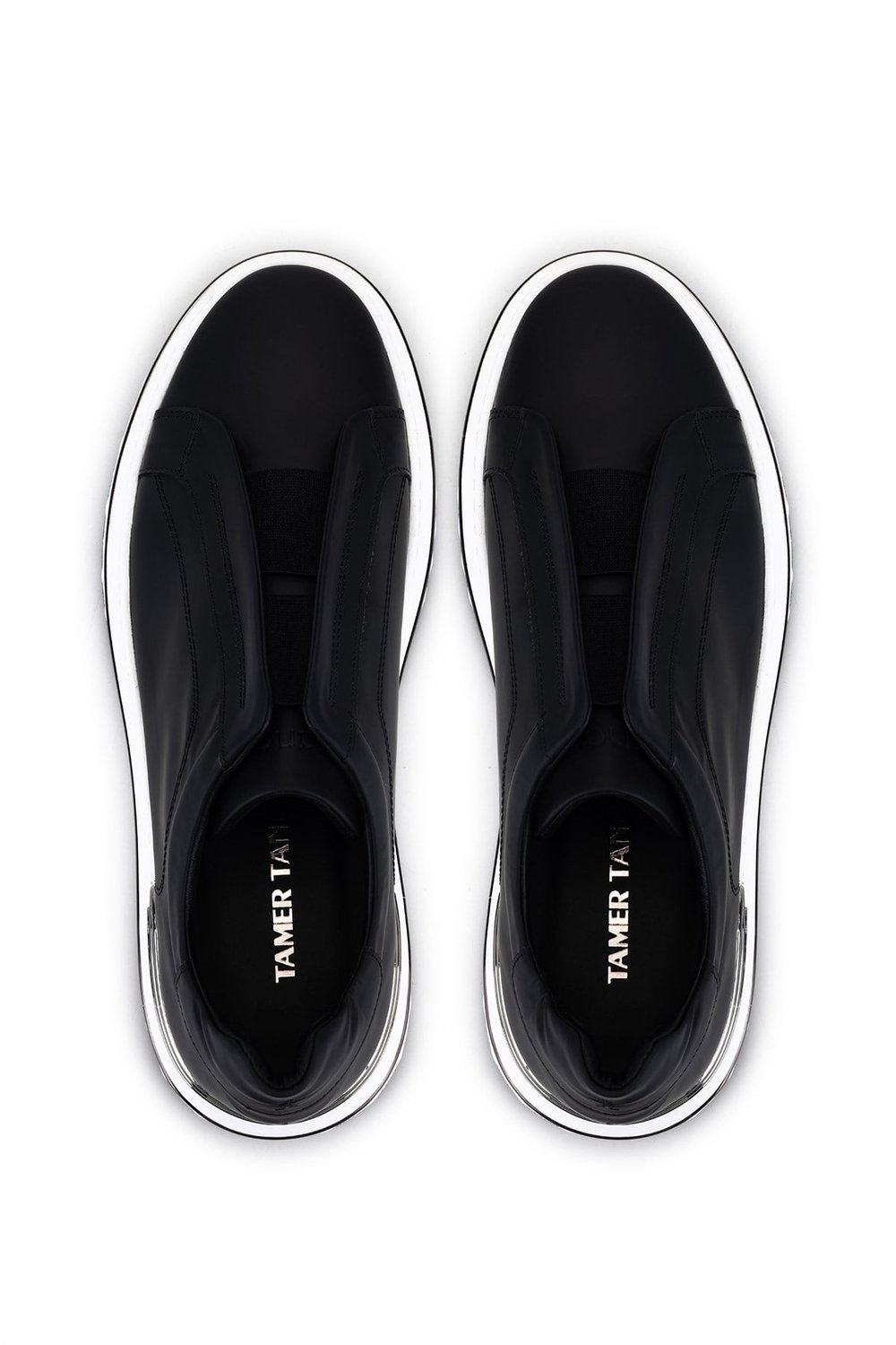 Tamer Tanca Erkek Hakiki Deri Siyah Sneakers & Spor Ayakkabı