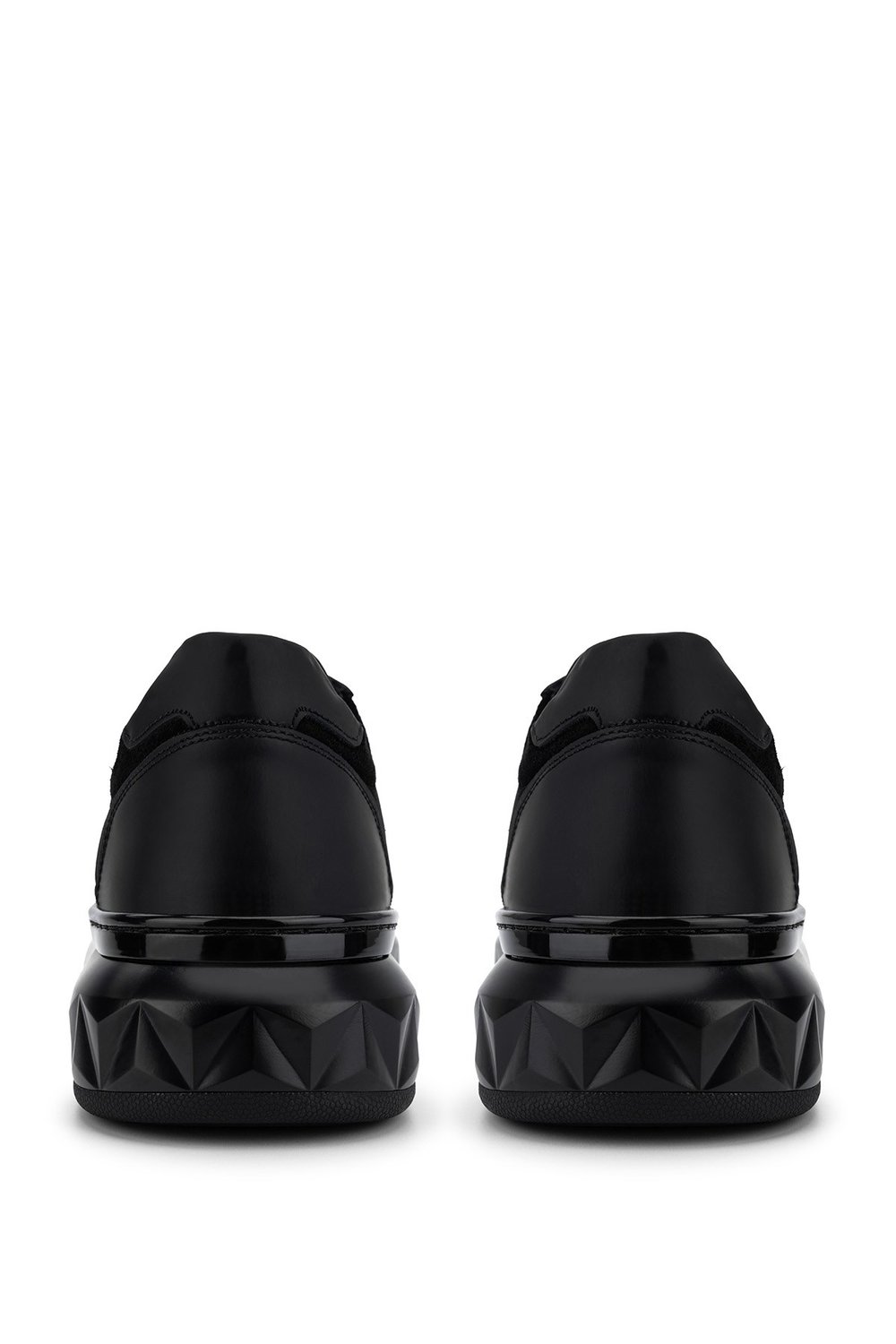 Tamer Tanca Erkek Hakiki Deri Siyah Sneakers & Spor Ayakkabı