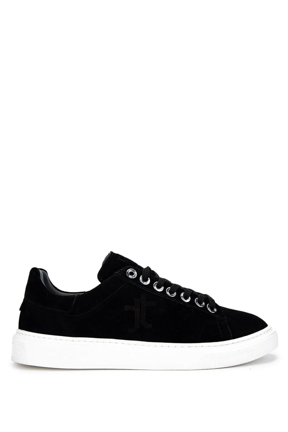 Tamer Tanca Erkek Hakiki Deri Siyah Süet Sneakers & Spor Ayakkabı