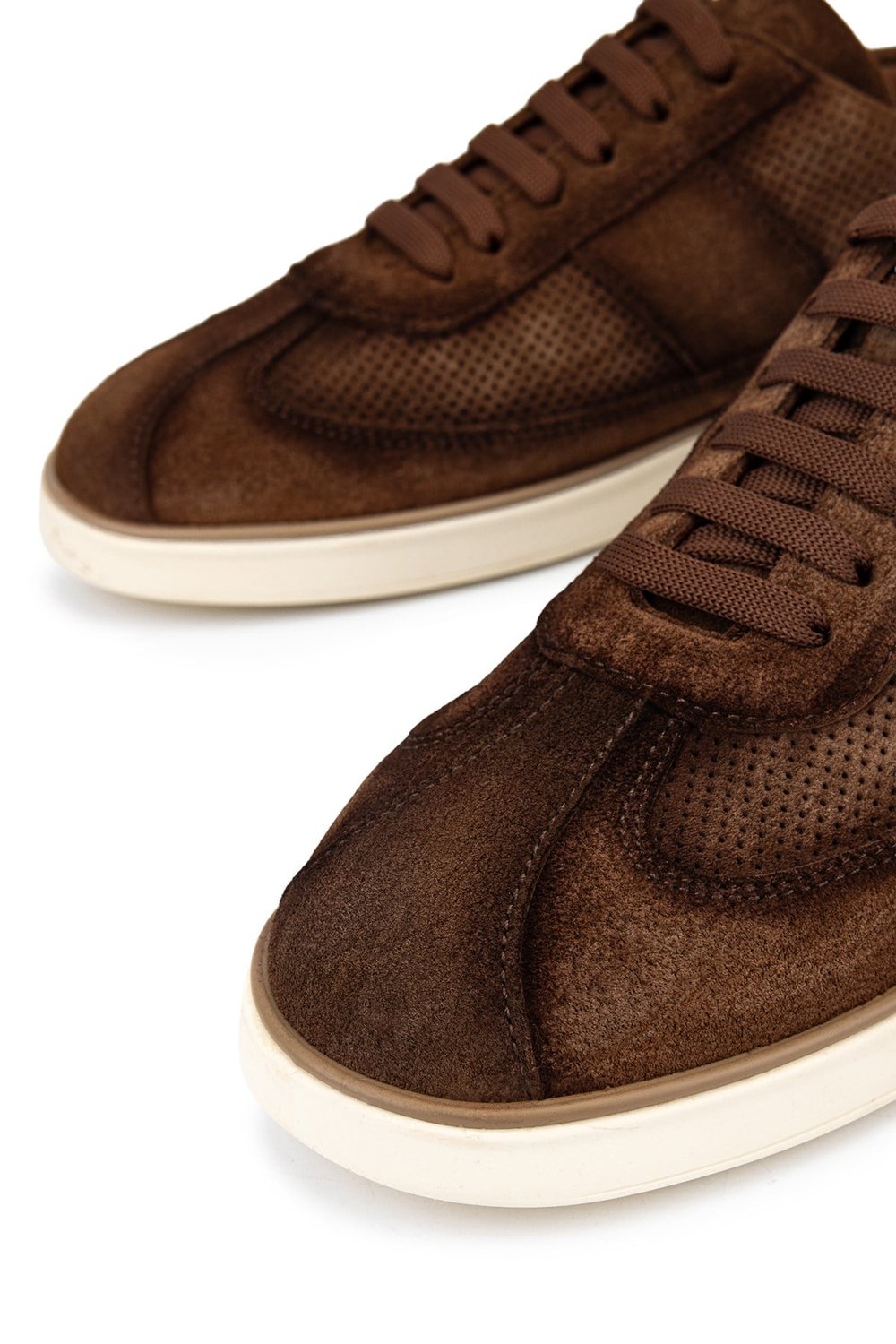 Tamer Tanca Erkek Hakiki Deri Tütün Süet Sneakers & Spor Ayakkabı