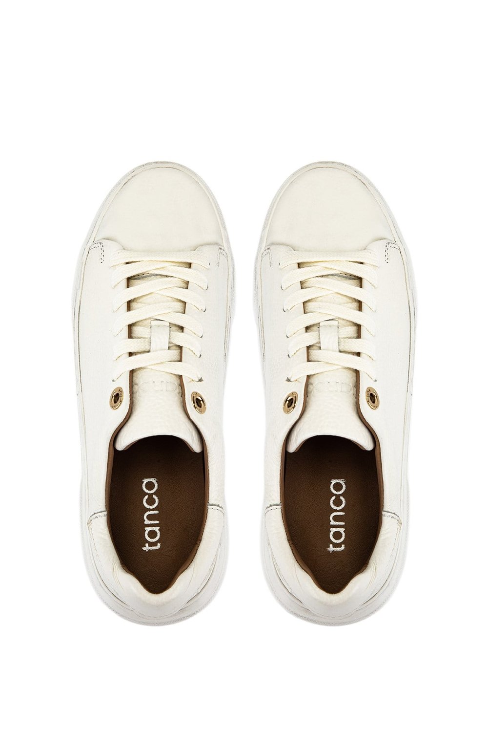 Tamer Tanca Kadın Hakiki Deri Bej Floter Sneakers & Spor Ayakkabı