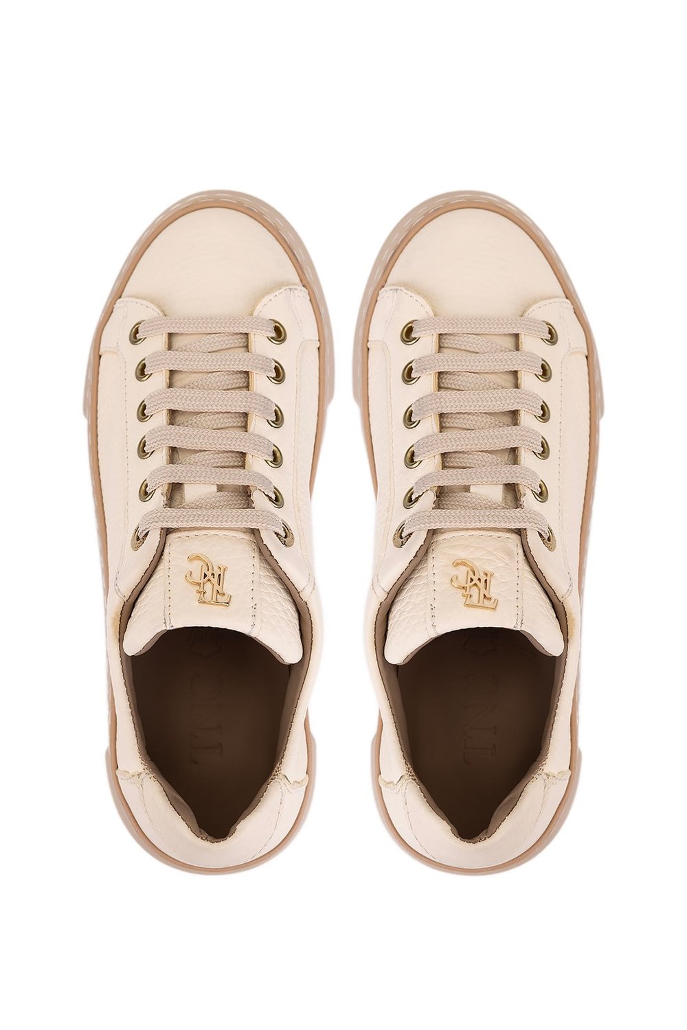 Tamer Tanca Kadın Hakiki Deri Bej Sneakers & Spor Ayakkabı