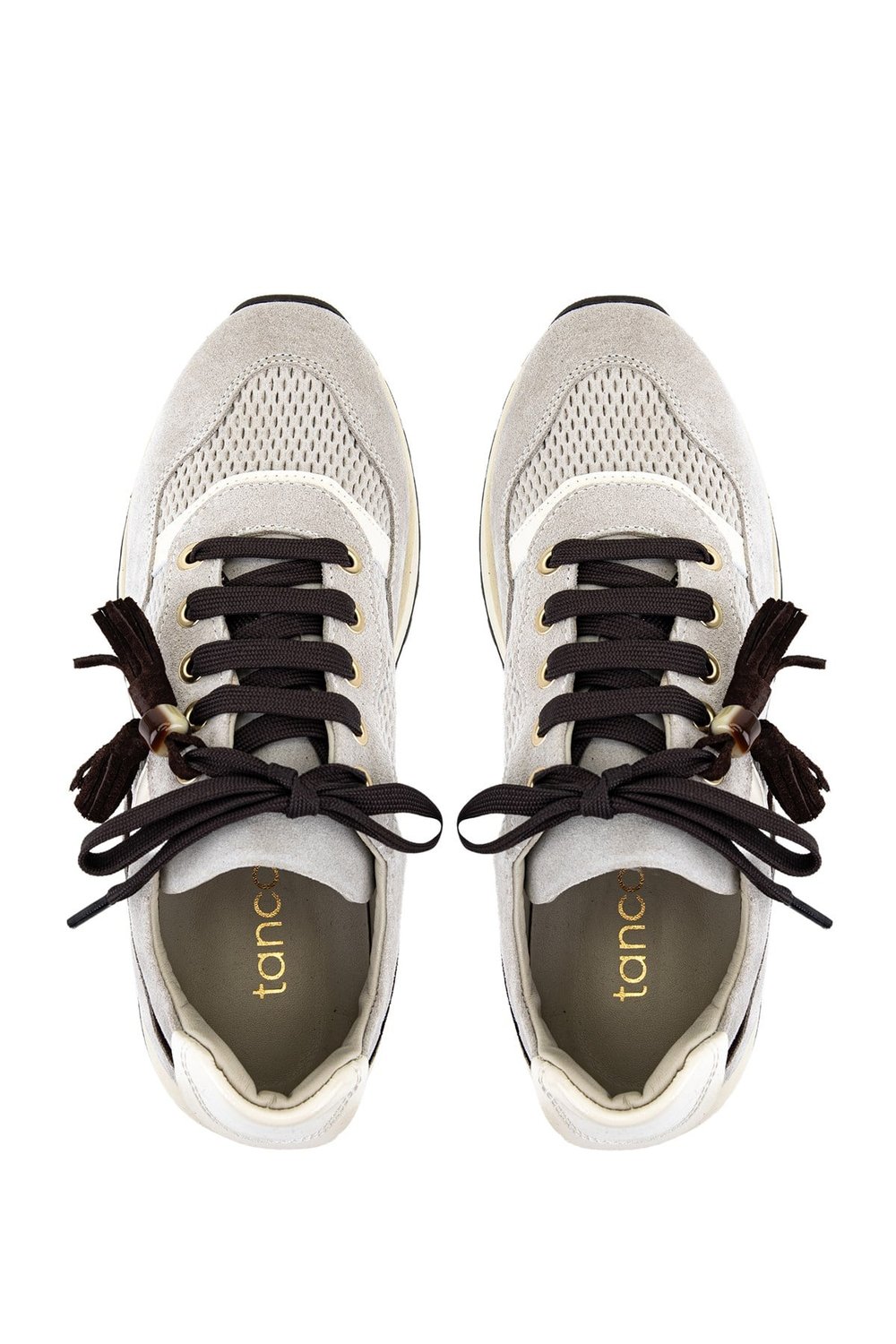 Tamer Tanca Kadın Hakiki Deri Bej Süet Sneakers & Spor Ayakkabı