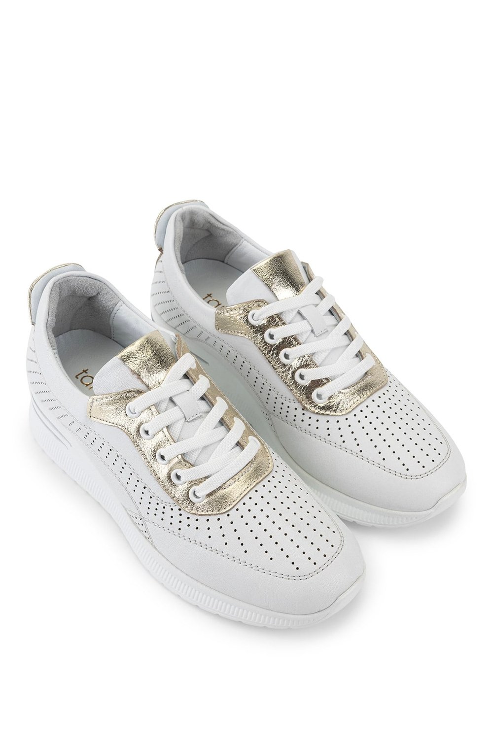 Tamer Tanca Kadın Hakiki Deri Beyaz Sneakers & Spor Ayakkabı