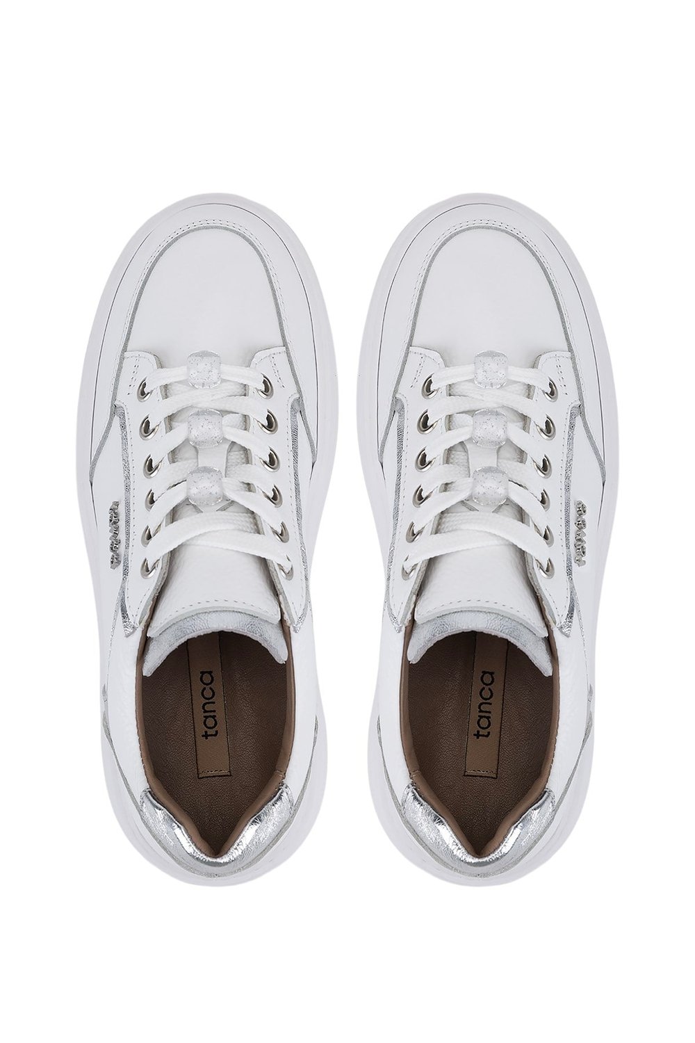 Tamer Tanca Kadın Hakiki Deri Beyaz Sneakers & Spor Ayakkabı