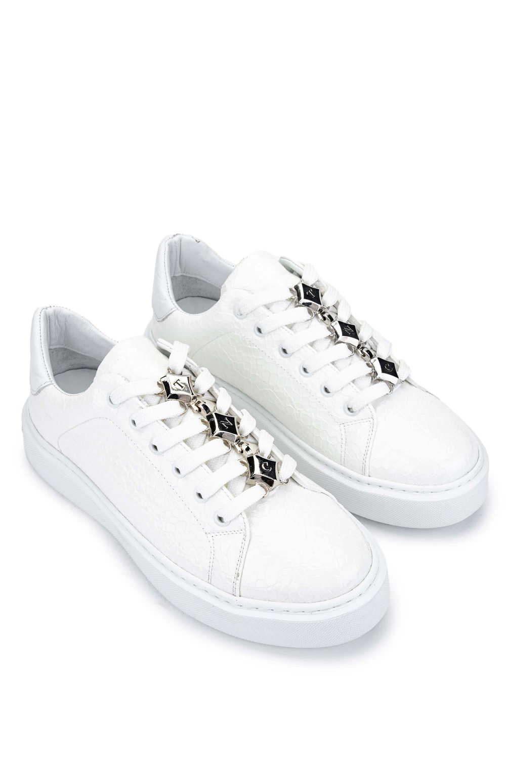 Tamer Tanca Kadın Hakiki Deri Beyaz Sneakers & Spor Ayakkabı