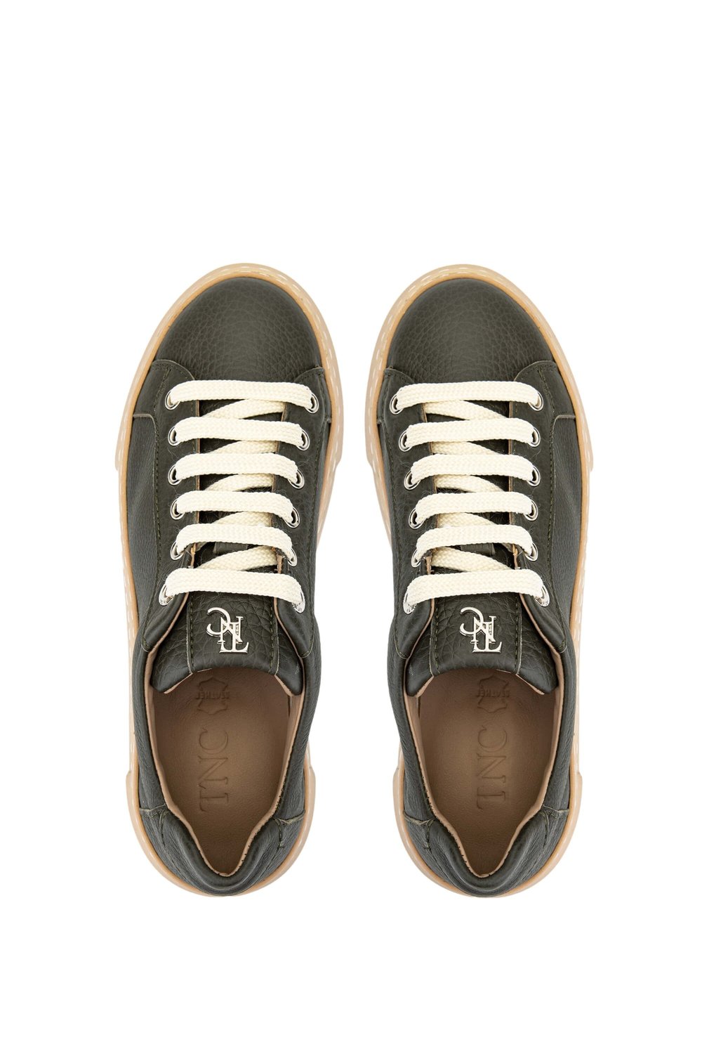 Tamer Tanca Kadın Hakiki Deri Haki Sneakers & Spor Ayakkabı