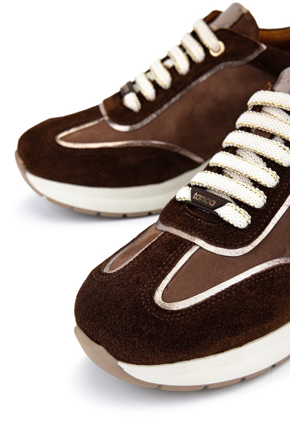 Tamer Tanca Kadın Hakiki Deri Kahve Sneakers & Spor Ayakkabı