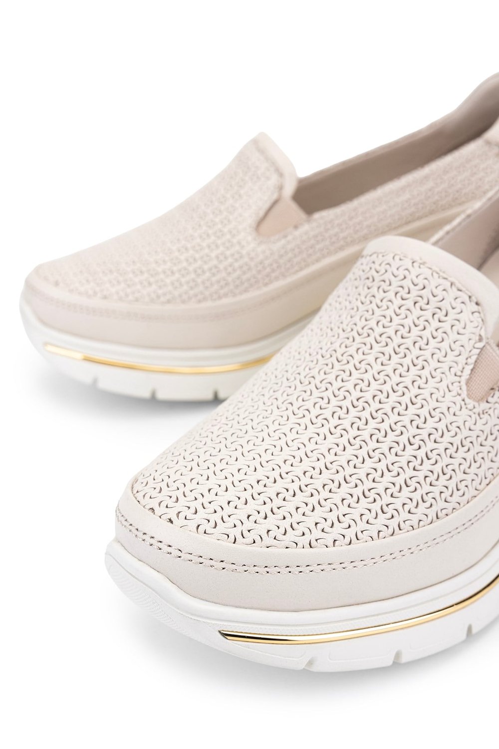 Tamer Tanca Kadın Hakiki Deri Krem Sneakers & Spor Ayakkabı