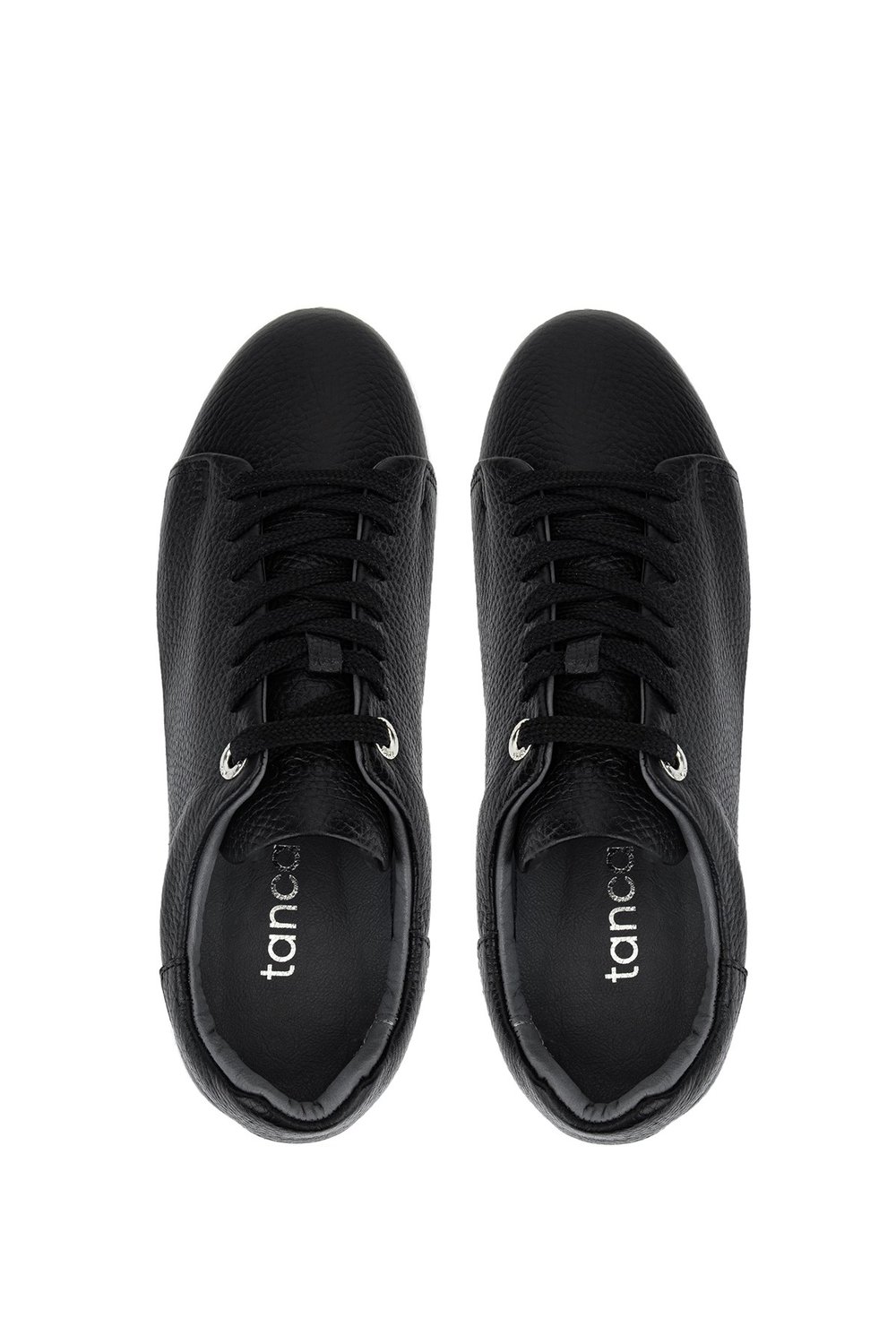 Tamer Tanca Kadın Hakiki Deri Siyah Floter Sneakers & Spor Ayakkabı