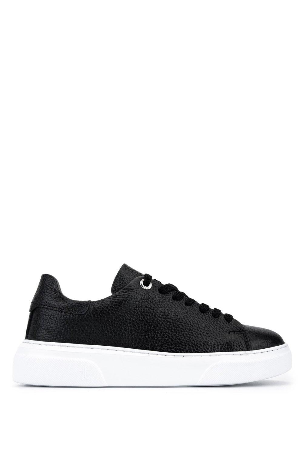 Tamer Tanca Kadın Hakiki Deri Siyah Floter Sneakers & Spor Ayakkabı