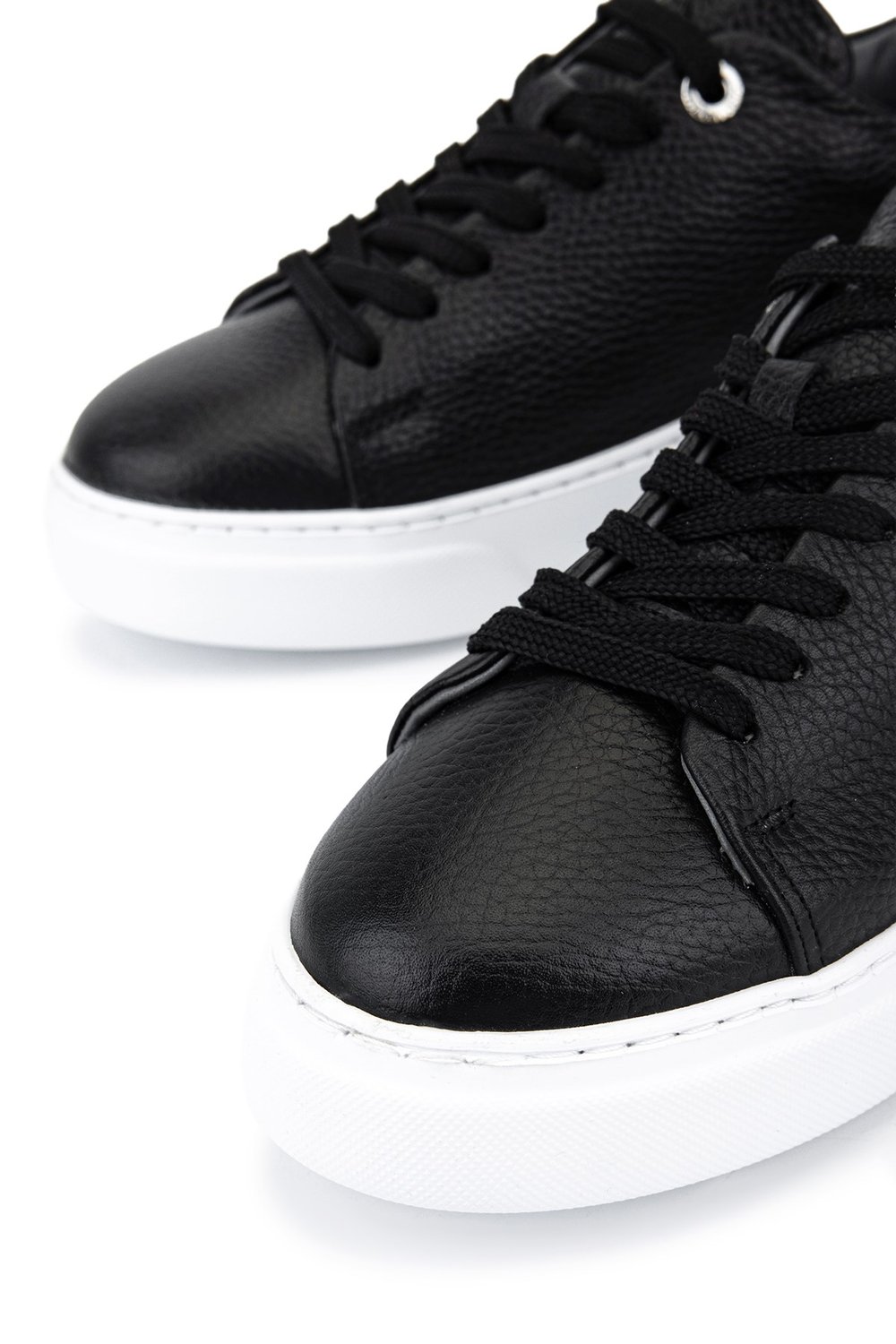 Tamer Tanca Kadın Hakiki Deri Siyah Floter Sneakers & Spor Ayakkabı