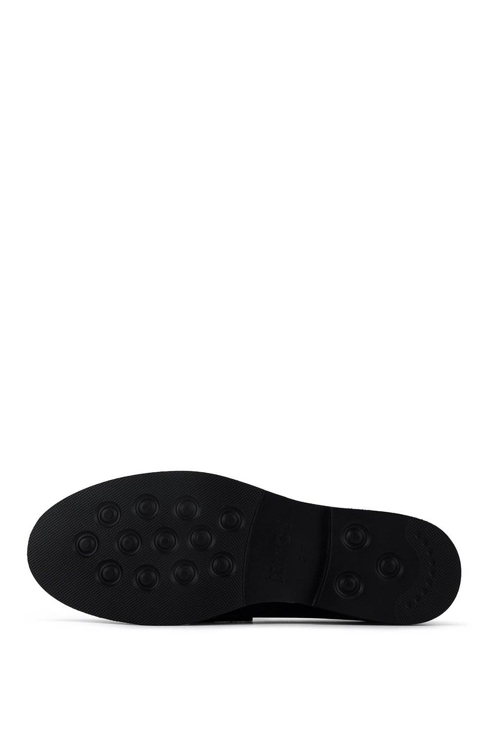 Tamer Tanca Kadın Hakiki Deri Siyah Loafer Ayakkabı