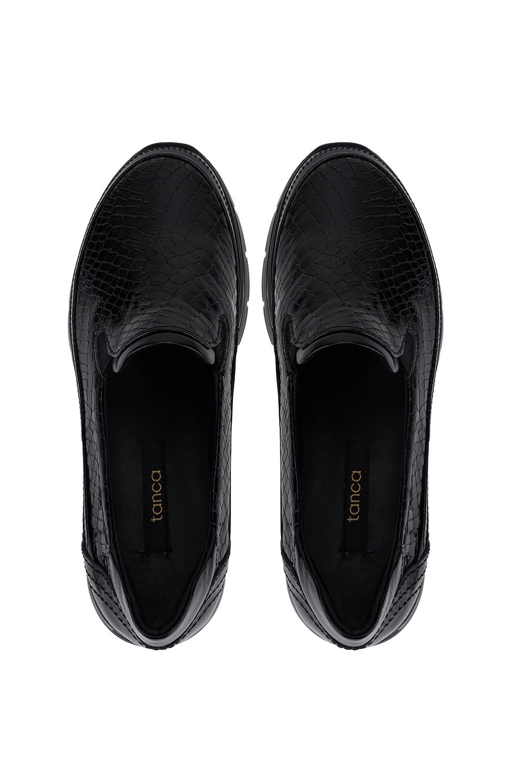 Tamer Tanca Kadın Hakiki Deri Siyah Sneakers & Spor Ayakkabı