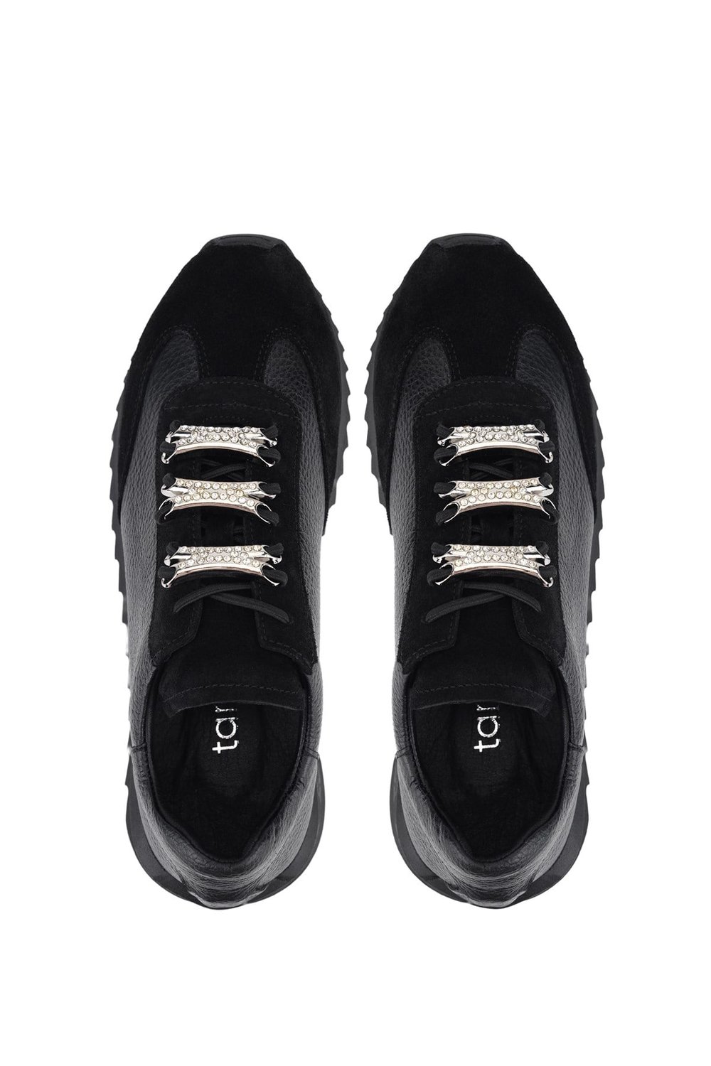Tamer Tanca Kadın Hakiki Deri Siyah Sneakers & Spor Ayakkabı
