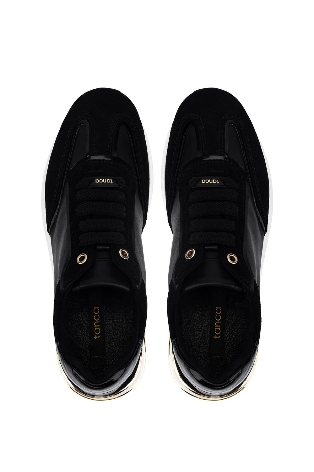 Tamer Tanca Kadın Hakiki Deri Siyah Süet Sneakers & Spor Ayakkabı