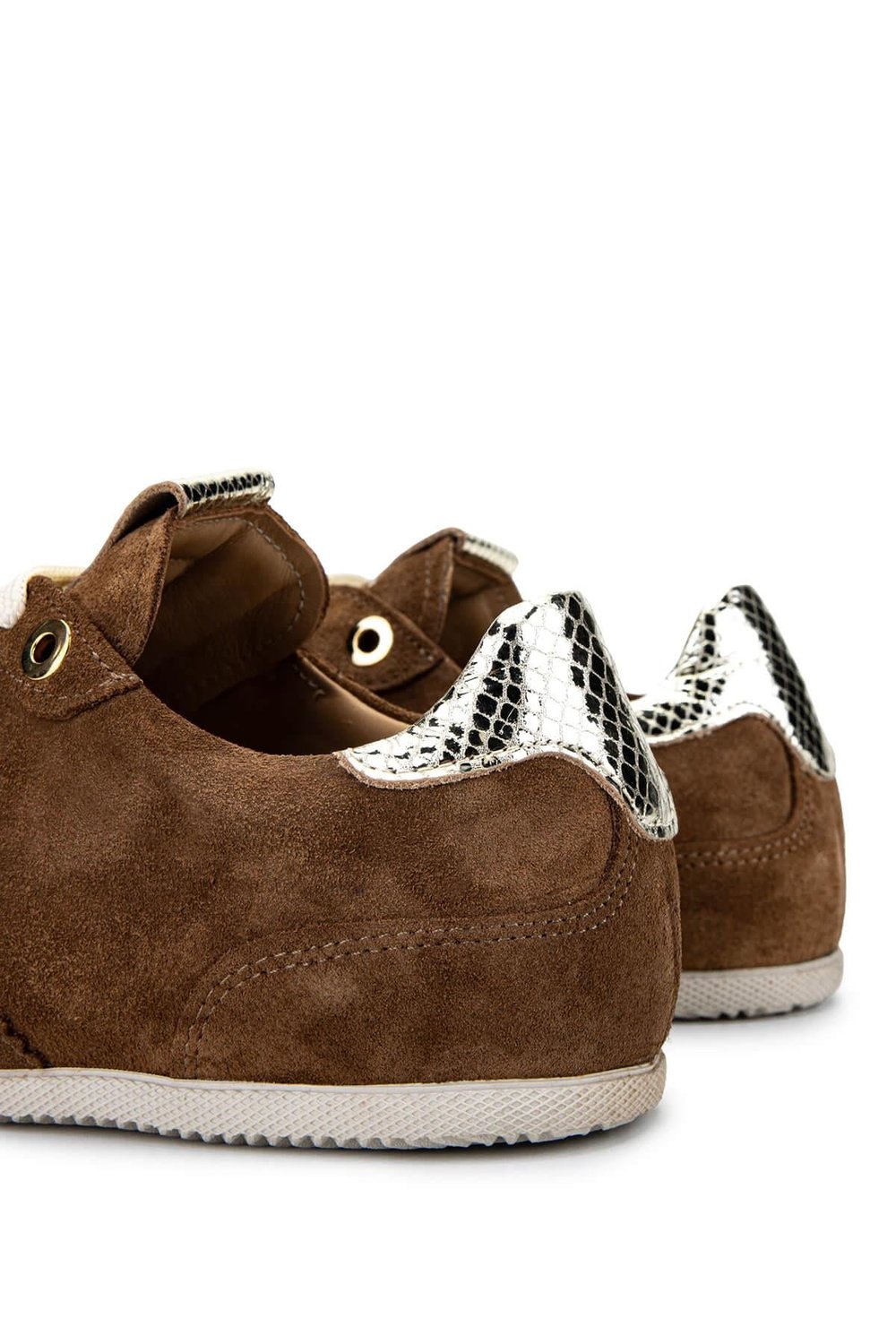 Tamer Tanca Kadın Hakiki Deri Tütün Süet Sneakers & Spor Ayakkabı