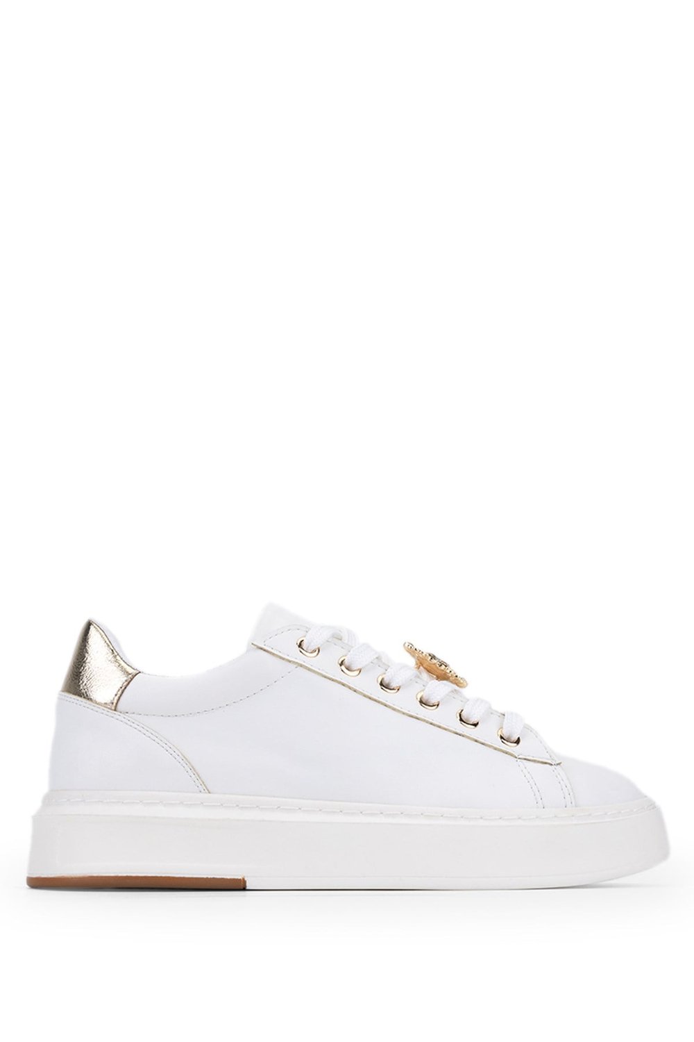 Tamer Tanca Kadın Suni Deri Beyaz Sneakers & Spor Ayakkabı
