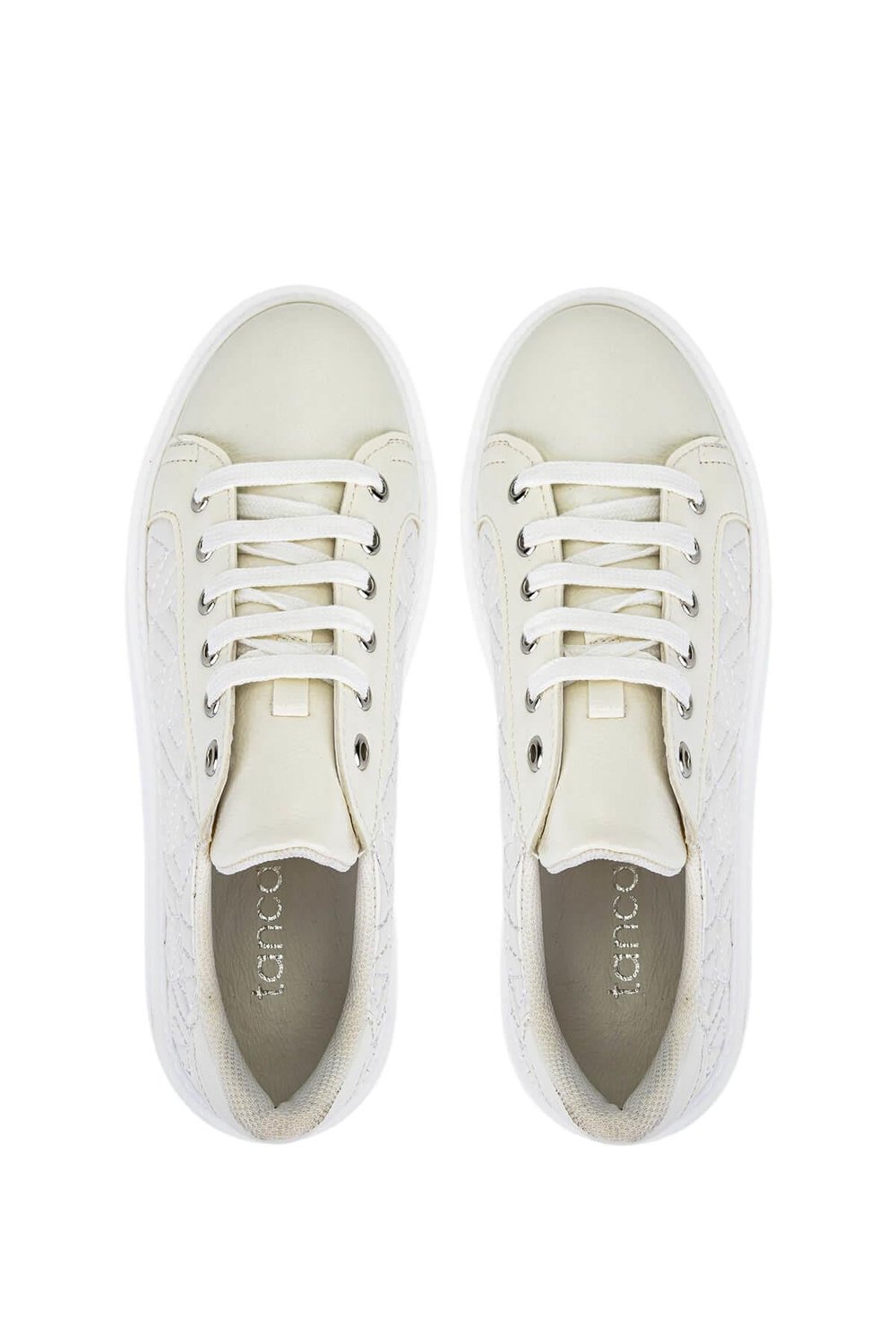 Tamer Tanca Kadın Suni Deri Beyaz Sneakers & Spor Ayakkabı