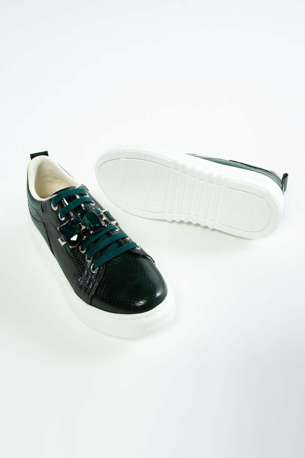 Tamer Tanca Kadın Vegan Yeşil Sneakers & Spor Ayakkabı