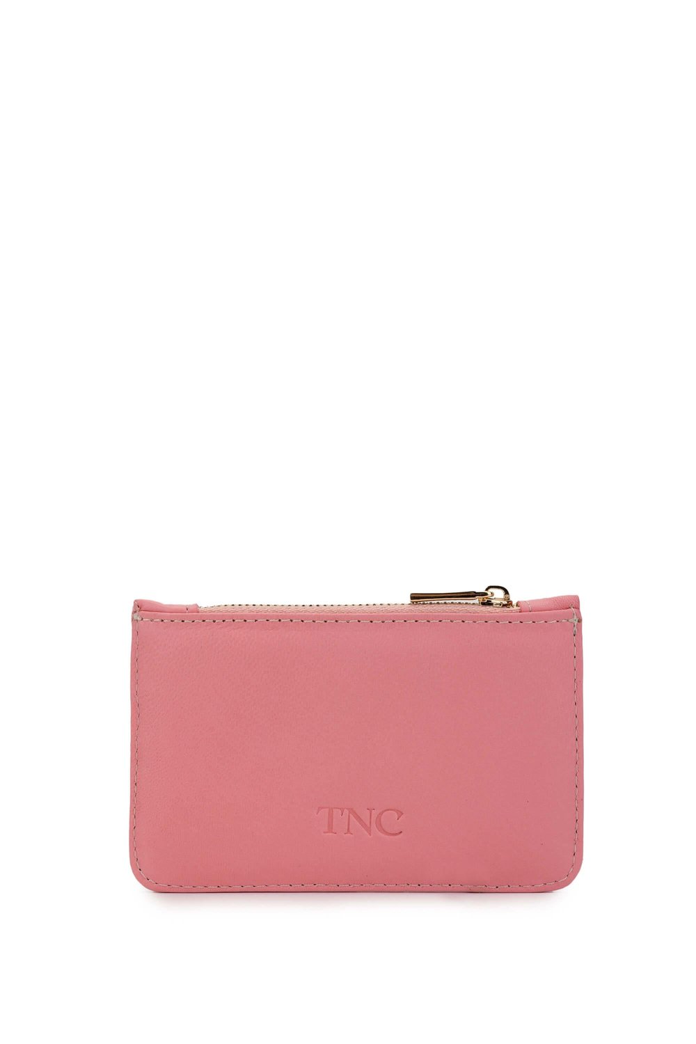 Tamer Tanca Unisex Hakiki Deri Pembe Kartlık