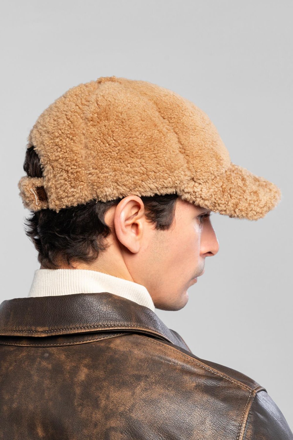Tamer Tanca Unisex Kürk Camel Şapka