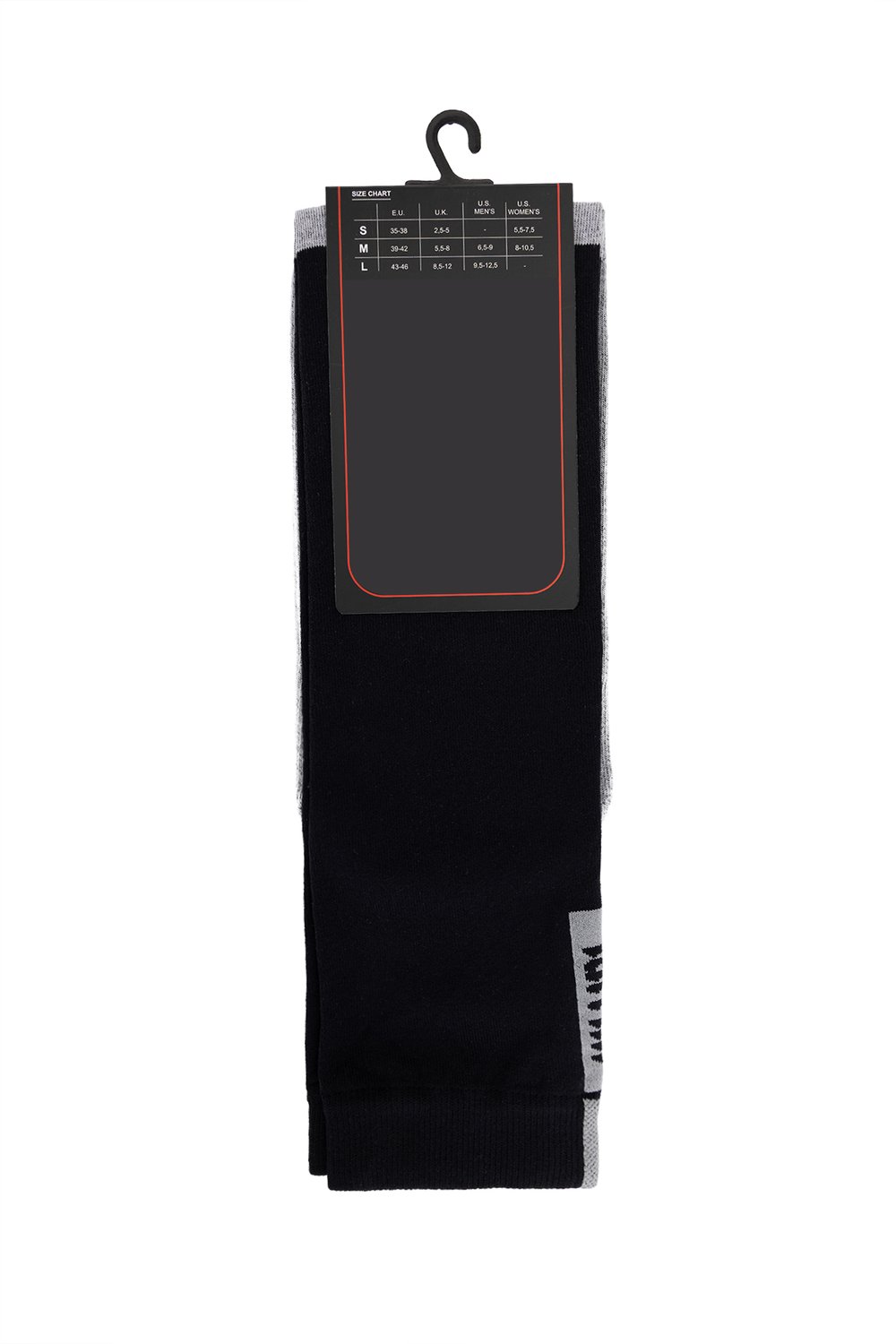 Tattini Unisex Tekstil Siyah Binici Çorap