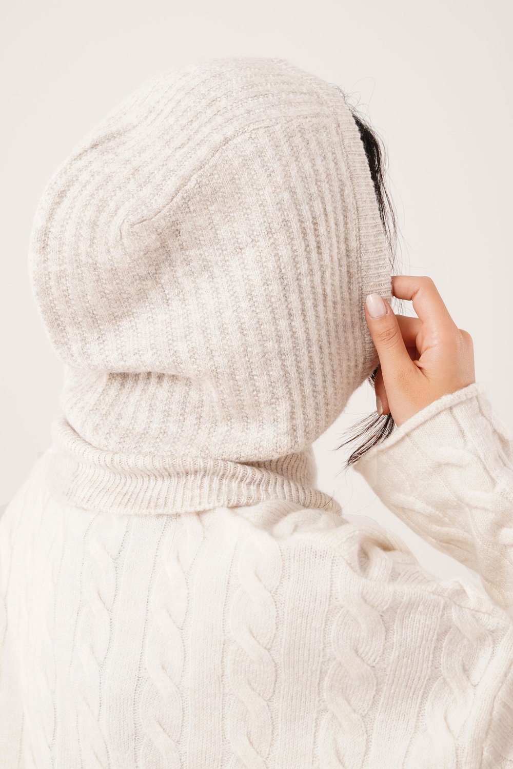 Balaklava Model Taş Triko  Bere