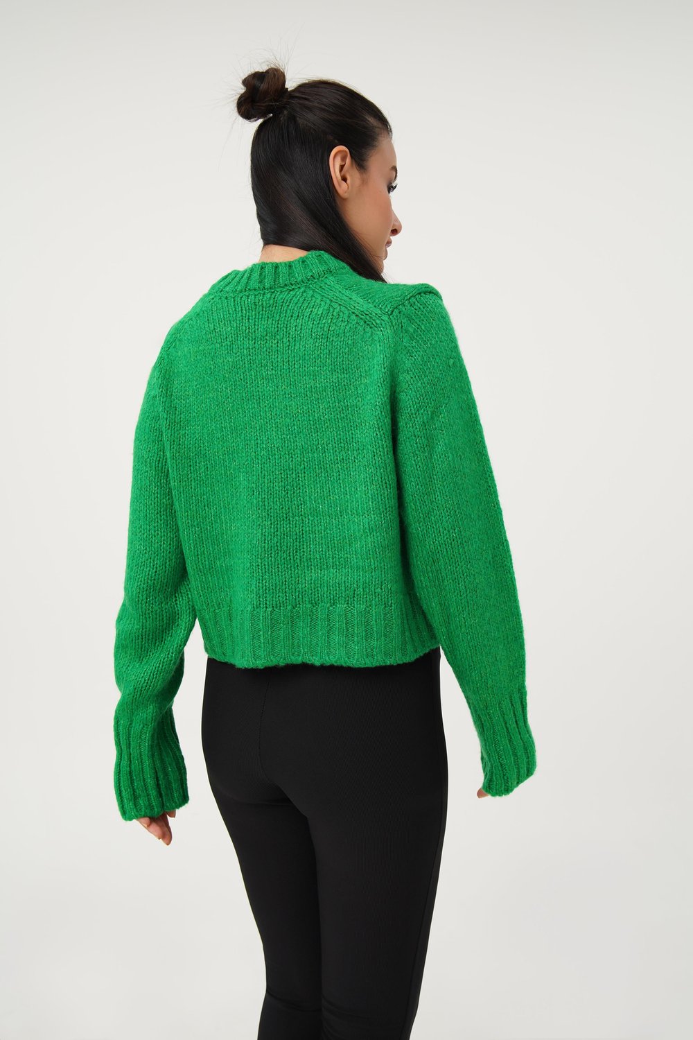Çift Cepli Kısa Model Benetton Kazak