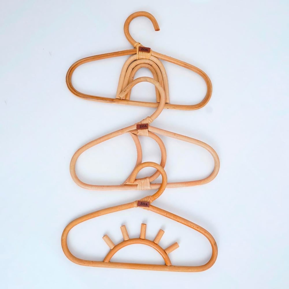 3lü Rattan Askı