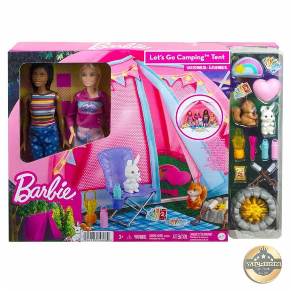 Barbie Malibu ve Brooklyn Kampta Oyun Seti HGC18