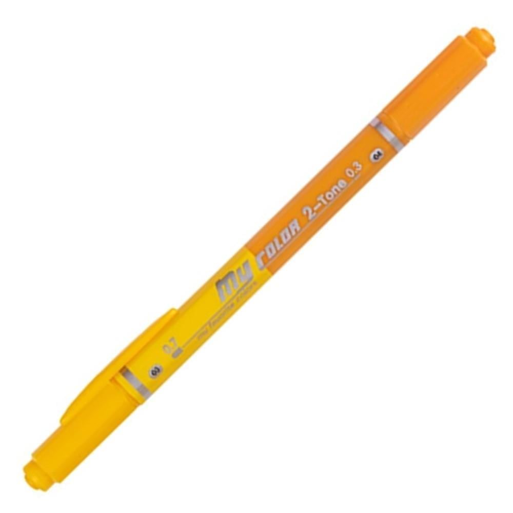 Dong-A My Color 2 Tone Çift Uçlu Keçeli Kalem