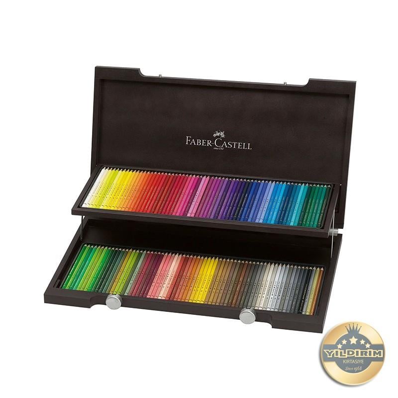 Faber-Castell Polychromos Kuru Boya Kalemi Ahşap Kutu 120 Renk