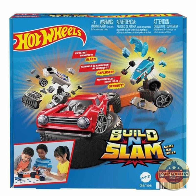 Hot Wheels Build N Slam Kutu Oyunu