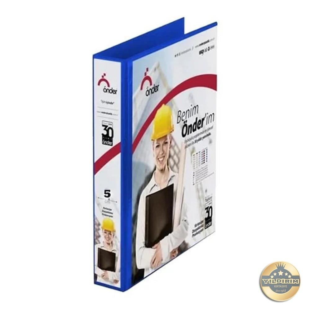 Önder 2015-6 4 Halkalı 5 Cm Lacivert Firma Klasörü