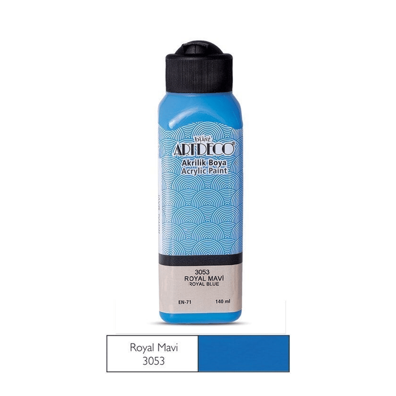 ARTDECOARTDECO 070R-30.. AKRİLİK BOYASI 140ML 3053 MAVİY0005463