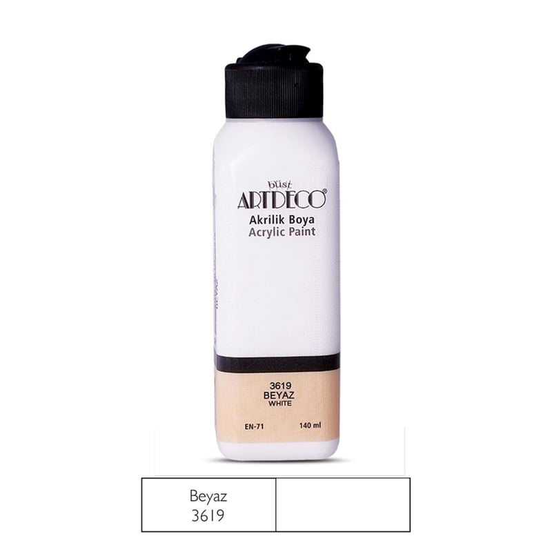 ARTDECOArtdeco 070R-36.. Akrilik Boyası 140Ml 3619 BeyazY0003796